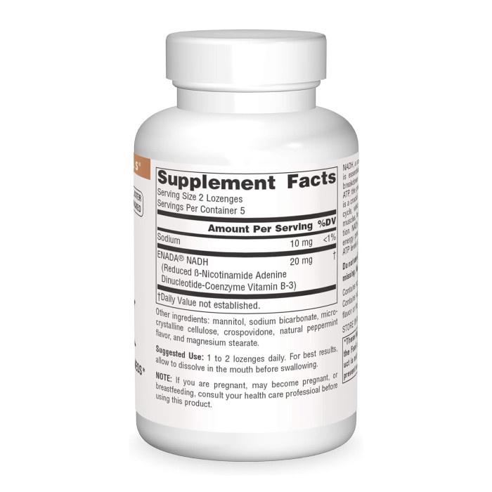 NADH 10mg Peppermint - 10 lozenges — офіційна ціна та характеристики