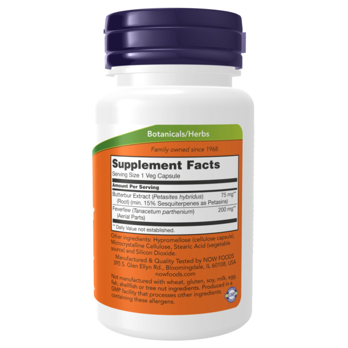 Butterbur 75mg - 60 vcaps — офіційна ціна та характеристики