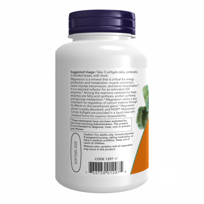 Magnesium Citrate 134mg - 90 sgels — офіційна ціна та характеристики