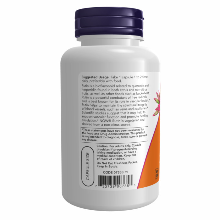 Rutin 450 mg - 100 vcaps