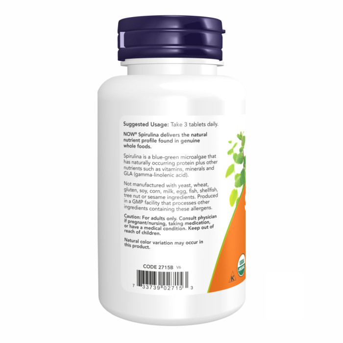 Spirulina 1000 mg - 120 tabs — офіційна ціна та характеристики