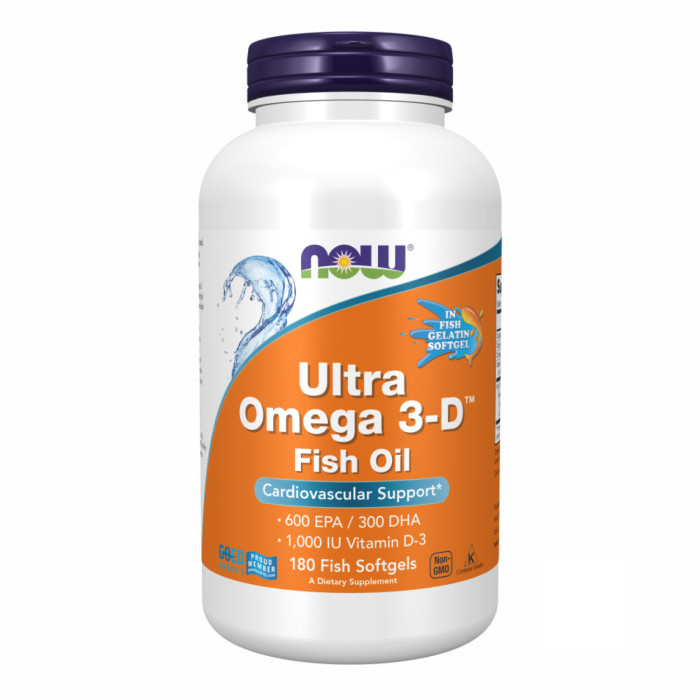 Ultra Omega 3-D™ Fish Oil - 180 Fish Softgels — офіційна ціна та характеристики