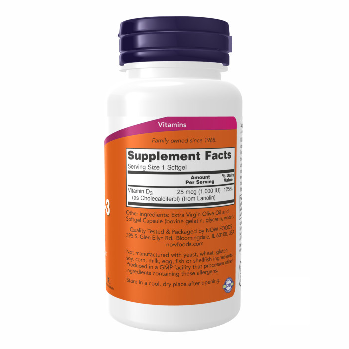 Vitamin D-3 1000 IU - 360 softgels — офіційна ціна та характеристики