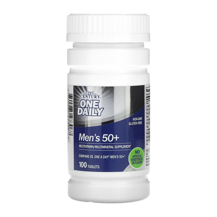 One Daily Men's 50+ - 100 tabs — офіційна ціна та характеристики