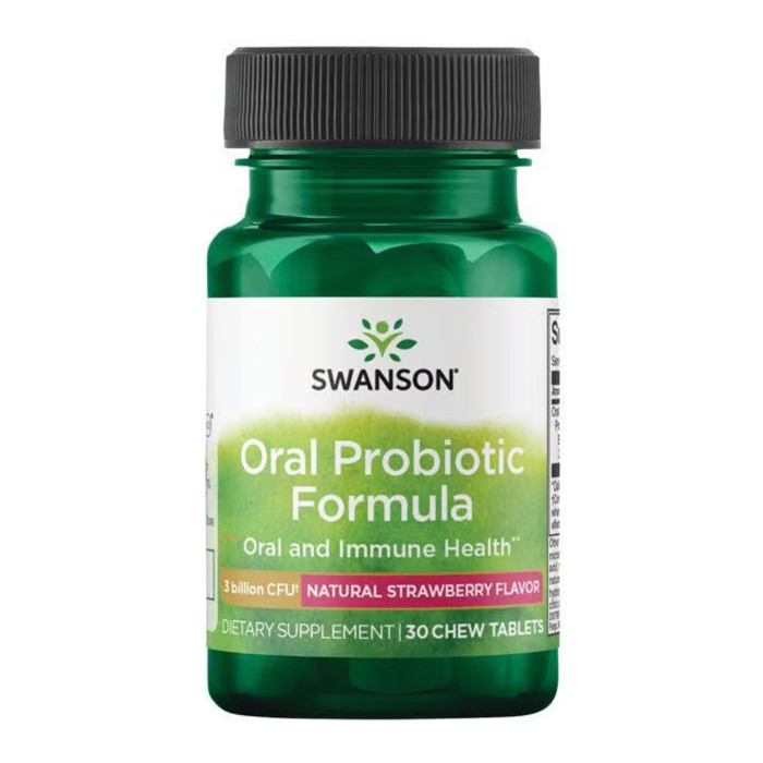 Oral Probiotic Formula 3 billion Cfu - 30 tabs Natural Strawberry — офіційна ціна та характеристики