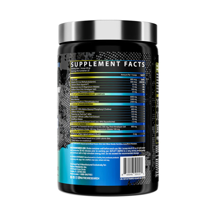Outlift Amped 449.1g Blueberry Lemonade — офіційна ціна та характеристики