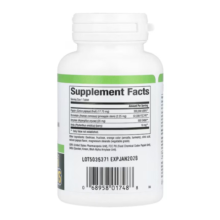 Papaya Enzymes - 60 tabs — офіційна ціна та характеристики