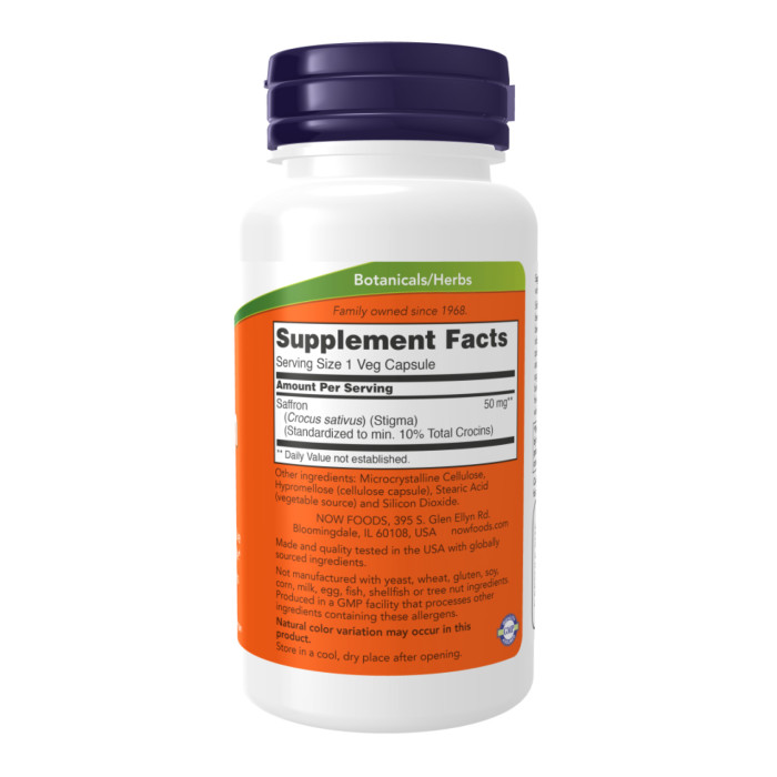 Saffron 50mg - 60 vcaps