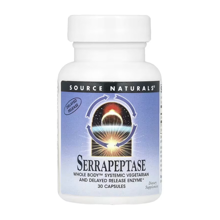 Serrapeptase - 30 caps — офіційна ціна та характеристики