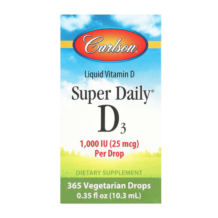 Super Daily D3 1000IU - 10.3 mL — офіційна ціна та характеристики