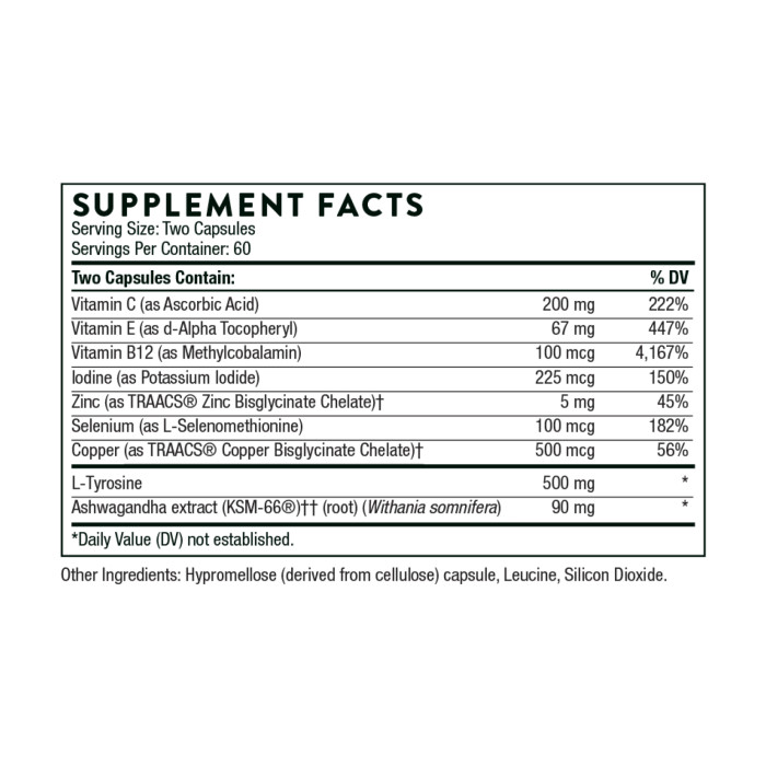 Thyrocsin - 120 caps — офіційна ціна та характеристики