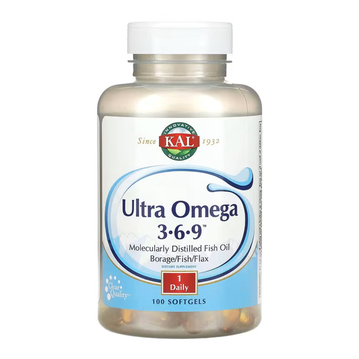 Ultra Omega 3-6-9 1200mg - 100 softgels — офіційна ціна та характеристики