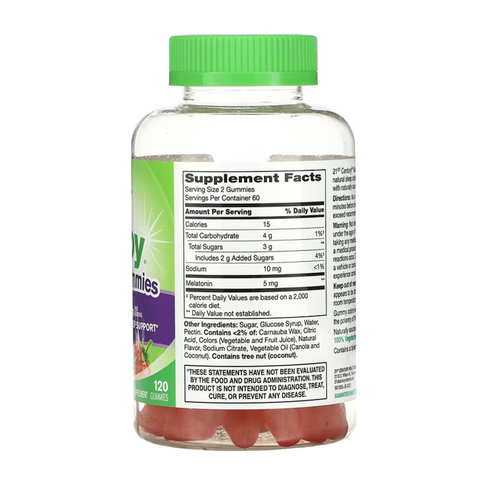 VitaJoy Melatonin 5 mg - 120 gummies — офіційна ціна та характеристики