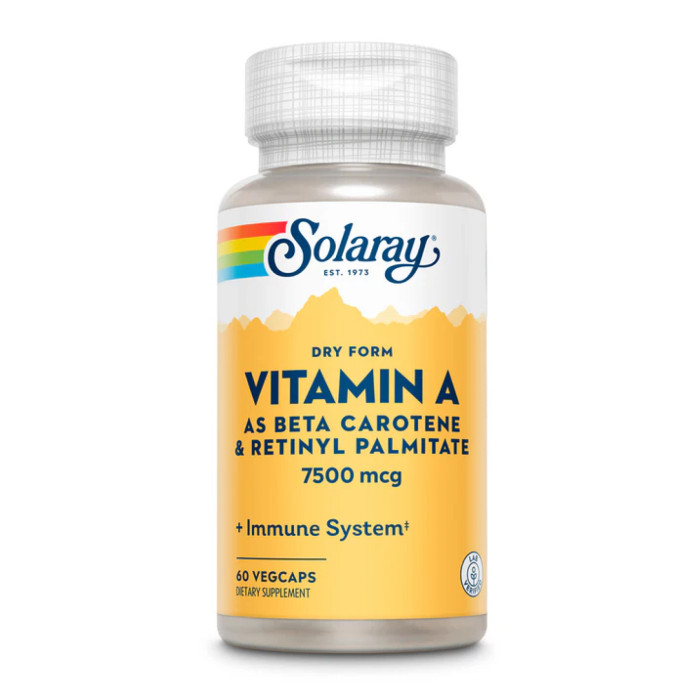 Vitamin A Dry Form 7600mcg - 60 caps — офіційна ціна та характеристики