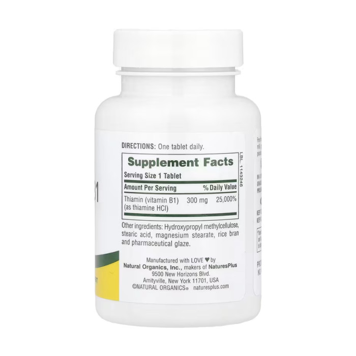 Vitamin B-1 300mg - 90 tabs — офіційна ціна та характеристики