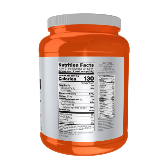 Whey Protein Concentrate - 680g Unflavored — офіційна ціна та характеристики