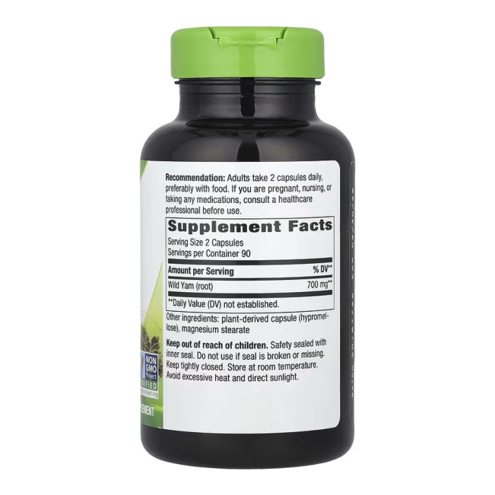 Wild Yam - 180 vcaps — офіційна ціна та характеристики