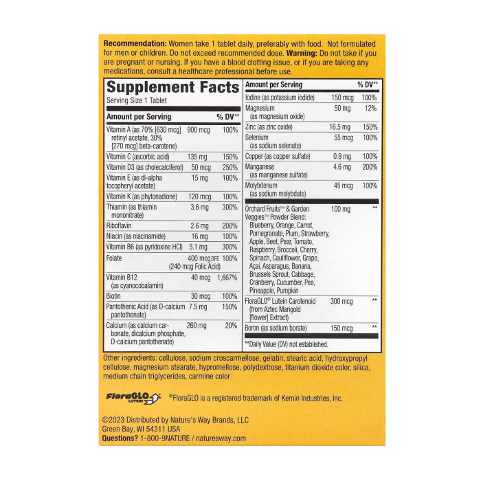 Women's 50+ Complete Multivitamin - 50 tabs (Пошкоджена упаковка)