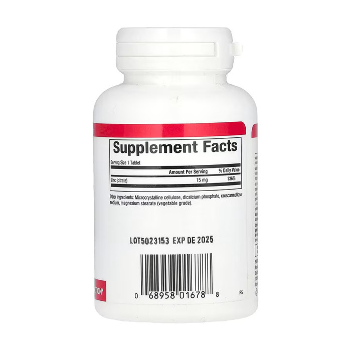 Zinc Citrate 15mg - 30 tabs — офіційна ціна та характеристики