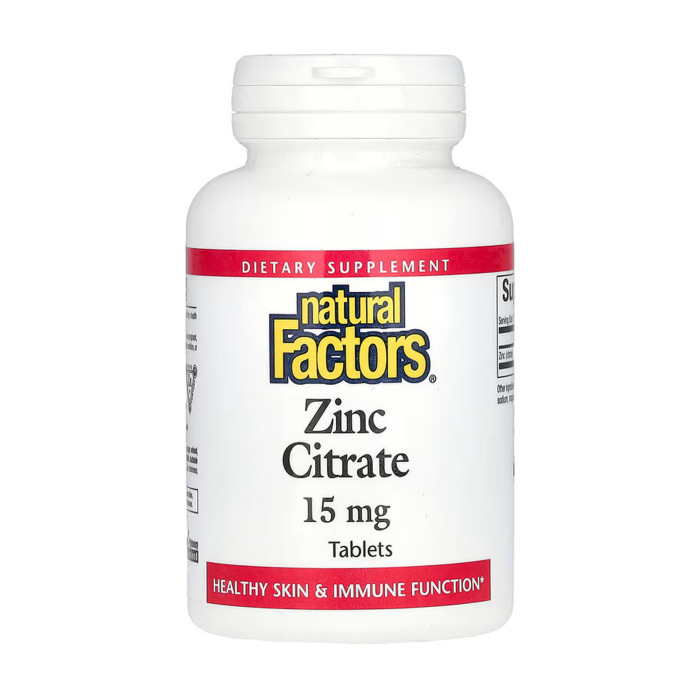 Zinc Citrate 15mg - 30 tabs — офіційна ціна та характеристики