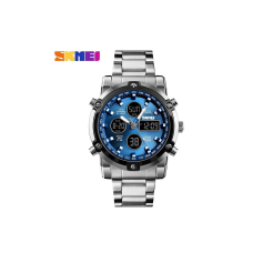  Skmei 1389BU Silver-Black-Blue