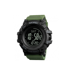 Годинник Skmei 1356AG Army Green + Compass
