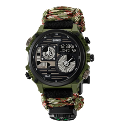Годинник Skmei 2202NCMGN Camo Green