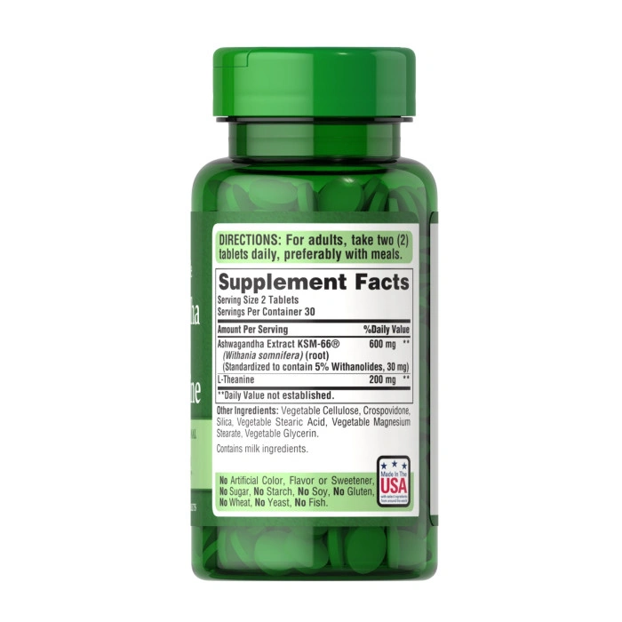 Ashwagandha KSM-66® & L-Theanine - 60 tabs — офіційна ціна та характеристики