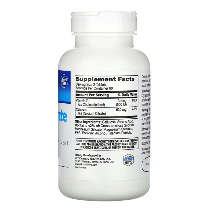 Calcium Citrate + D3 Max - 120 tabs — офіційна ціна та характеристики