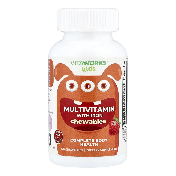 VitaWorks Kids Multivitamin with Iron - 120 chewables — офіційна ціна та характеристики