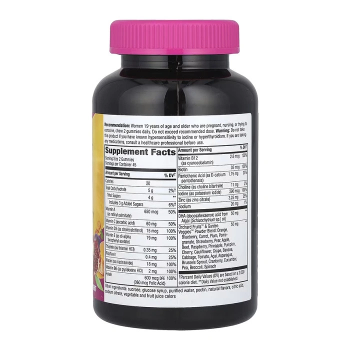 Prenatal Multivitamin - 90 gummies — офіційна ціна та характеристики