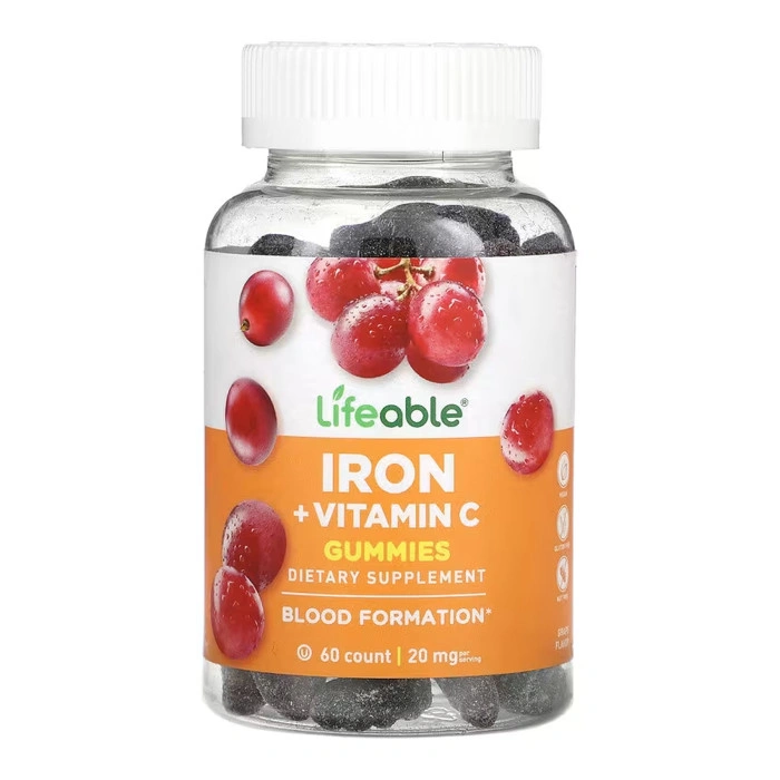 Iron + Vitamin C Adult - 60 gummies — офіційна ціна та характеристики