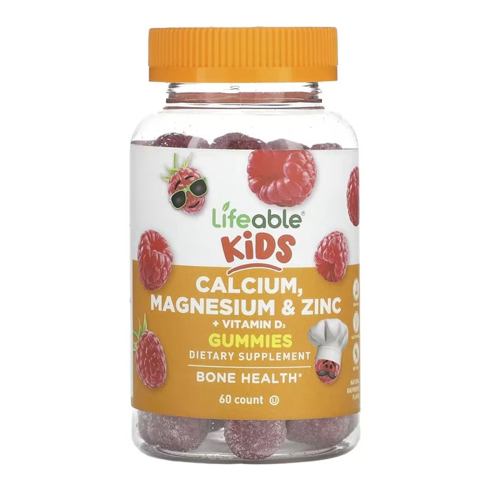 Calcium Magnesium & Zinc + Vitamin D Kids - 60 gummies — офіційна ціна та характеристики