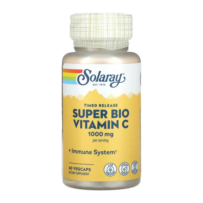Super Bio Vitamin C 1000mg - 60 vcaps — офіційна ціна та характеристики