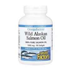 Wild Alaskan Salmon Oil 1000mg - 90 softgels