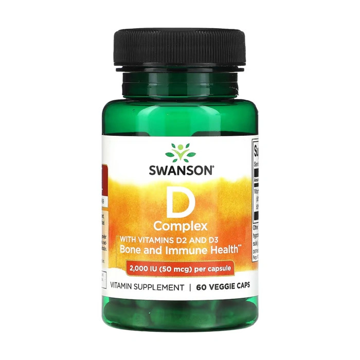 D Complex D2 abd D3 2000iu(50mcg) - 60caps — офіційна ціна та характеристики