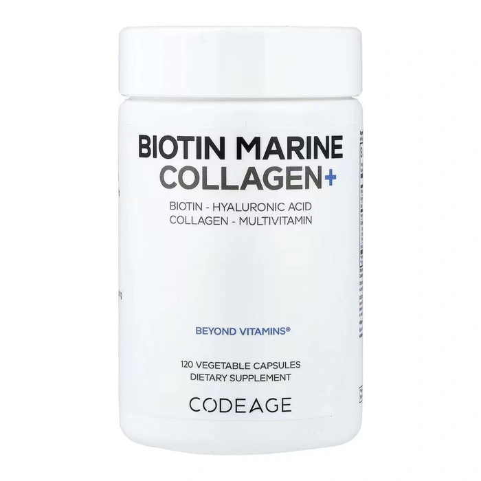 Biotin Marine Collagen - 120 vcaps — офіційна ціна та характеристики