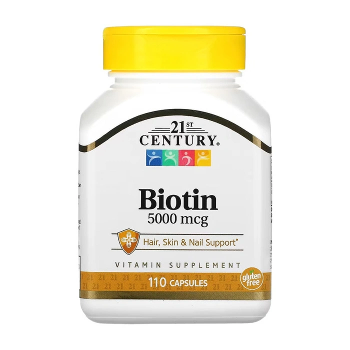Biotin 5000 mcg - 110 caps — офіційна ціна та характеристики