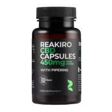 CBD Isolate Vegan Capsules with Piperine 450mg - 30 caps