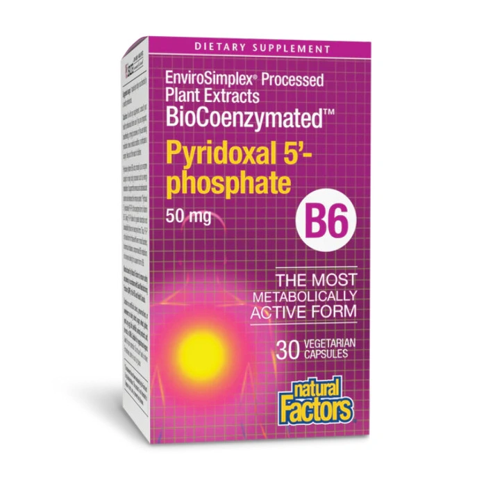 BioCoenzymated Pyridoxal 5'-phosphate 50mg - 30 vcaps — офіційна ціна та характеристики