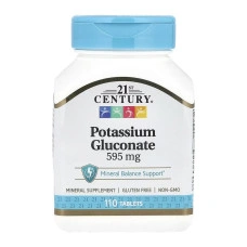 Potassium Gluconate 595 mg - 110 tabs