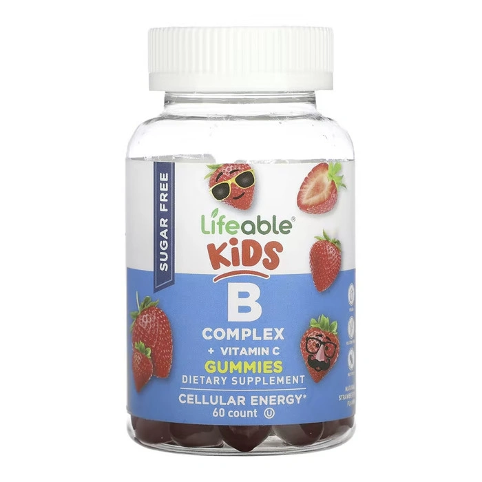 B Complex + Vitamin C Kids Sugar Free - 60 gummies — офіційна ціна та характеристики