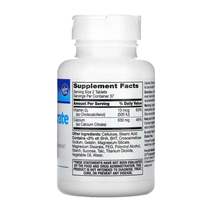 Calcium Citrate + D3 - 75 tabs — офіційна ціна та характеристики