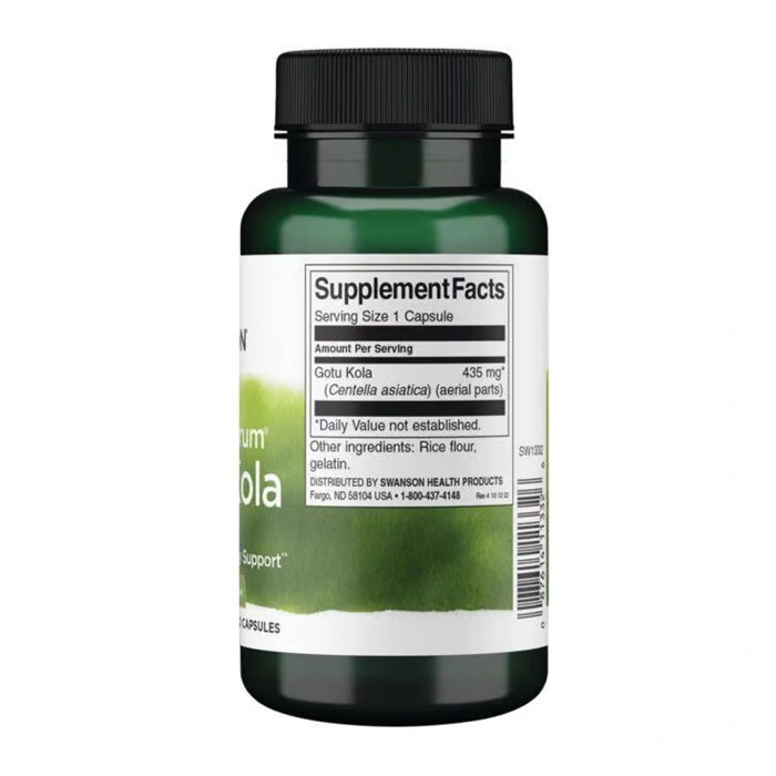 Full Spectrum Gotu Kola 435mg - 60 caps — офіційна ціна та характеристики