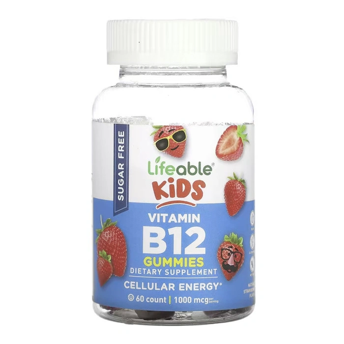 Vitamin B12 Kids Sugar Free - 60 gummies (До 01.27) — офіційна ціна та характеристики